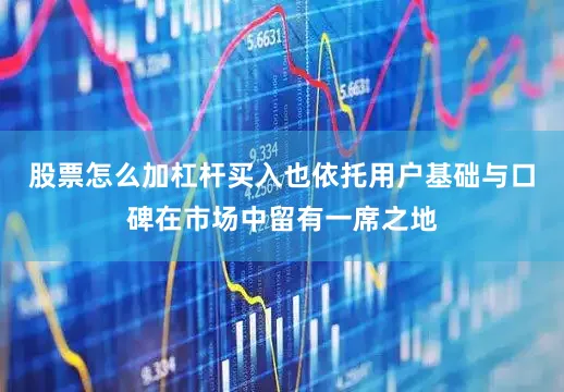 股票怎么加杠杆买入也依托用户基础与口碑在市场中留有一席之地